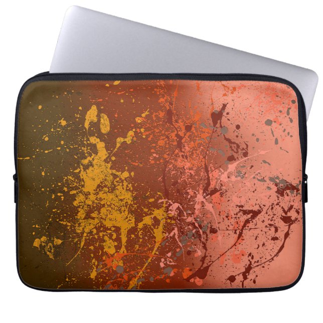 Funda Para Portátil Torbellino de melocotón (Frente)