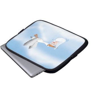 Funda Para Portátil Tormenta cargando bebé recién nacido