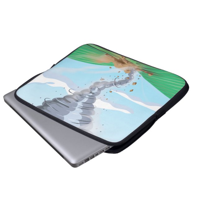 Funda Para Portátil Tornado Remolino (Inferior anverso)