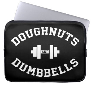 Funda Para Portátil Tornillos De Dumbar Y Doughnut - Divertido Entrena