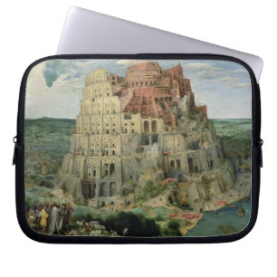 Funda Para Portátil Torre de Babel, 1563 (aceite en panel)