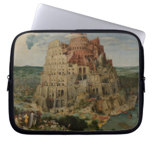 Funda Para Portátil Torre de Babel por Peter Bruegel el Viejo