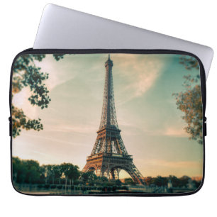 Funda Para Portátil Torre Eiffel arrojar almohada