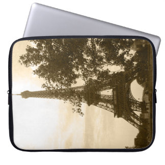 Funda Para Portátil Torre Eiffel de la sepia