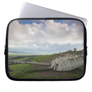 Funda Para Portátil Torreta de tanque israelí apunta a Qunietra