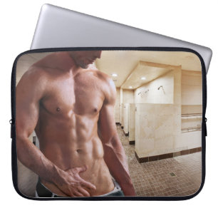 Funda Para Portátil Torso de hombre musculoso sin camiseta de Slippery