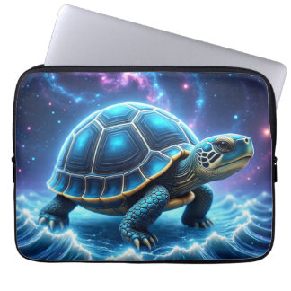 Funda Para Portátil Tortuga azul galáctica