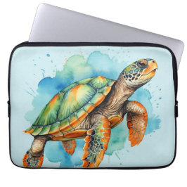 Funda Para Portátil Tortuga de pintura suave