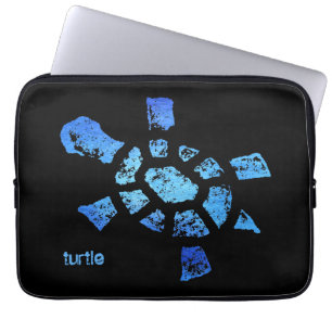 Funda Para Portátil Tortuga del agua azul 13"