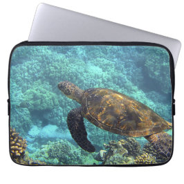 Funda Para Portátil tortuga en el mar