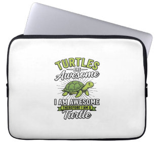 Funda Para Portátil Tortugas Antiguas Son Increíbles Camiseta Divertid