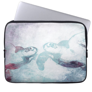 Funda Para Portátil Tortugas de mar verde voladoras | Manga para portá