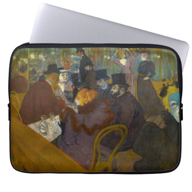 Funda Para Portátil Toulouse-Lautrec - En el Rojo (Frente)