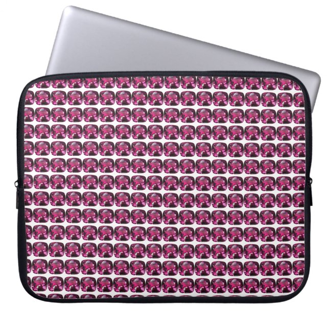 Funda Para Portátil Tourmaline Gemstone Pink (Frente)