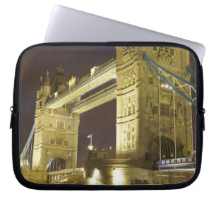 Funda Para Portátil Tower Bridge y río Támesis al anochecer, Londres,
