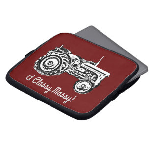 Funda Para Portátil Tractor de fergor Vintage Gray Massey