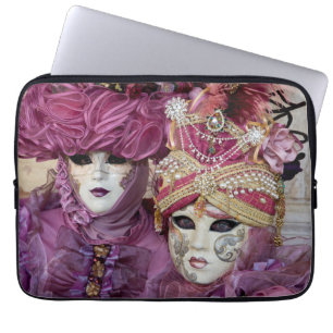 Funda Para Portátil Traje de Carnaval púrpura, Venecia