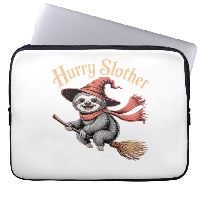 Funda Para Portátil Trasero esencial de la broma de la bruja de Hallow (Frente)