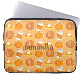 Funda Para Portátil Tratamientos de calabaza en temporada de otoño