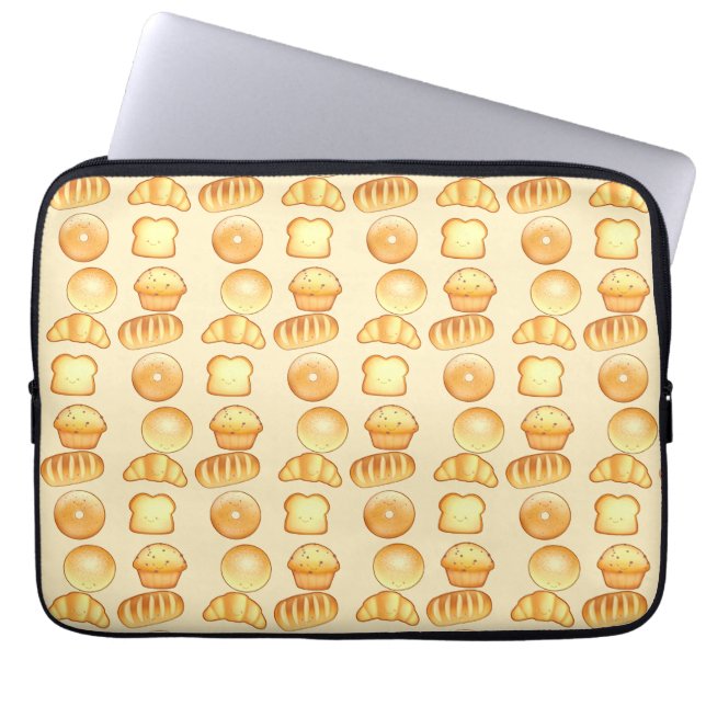 Funda Para Portátil Tratamientos de pan de panadería (Frente)