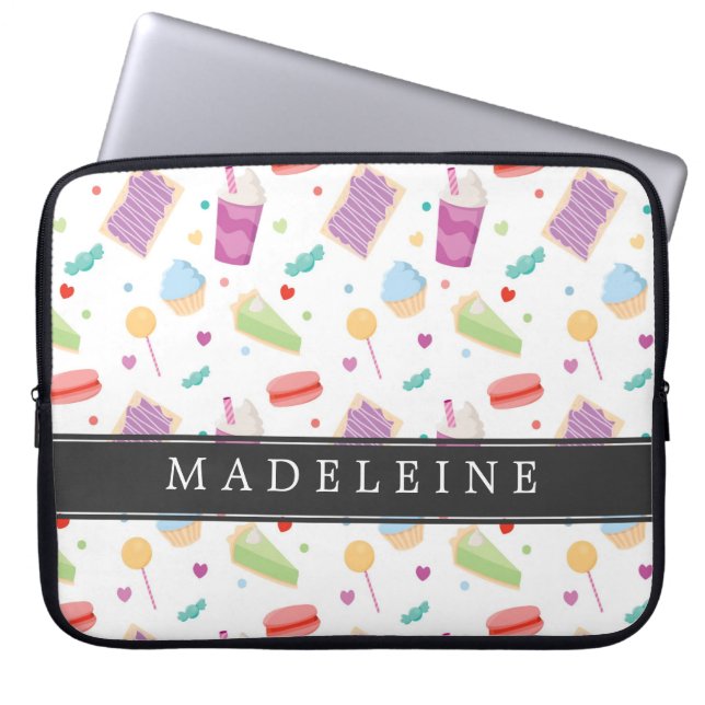Funda Para Portátil Tratamientos dulces brillantes personalizados (Frente)