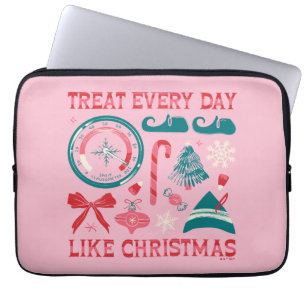 Funda Para Portátil Tratar todos los días como Navidades
