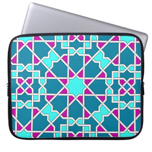 Funda Para Portátil Trazo geométrico islámico de rickshaw