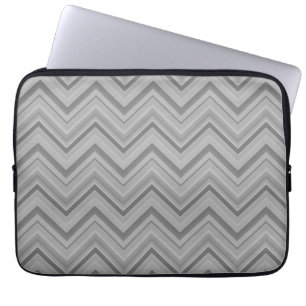 Funda Para Portátil Trazos grises zigzag