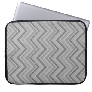Funda Para Portátil Trazos grises zigzag