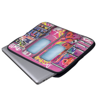 Funda Para Portátil Tren de metro de Graffiti