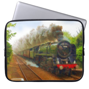 Funda Para Portátil Tren de vapor del ferrocarril británico para el ar