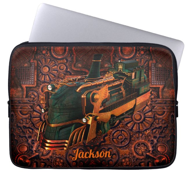 Funda Para Portátil Tren de vapor industrial (Frente)