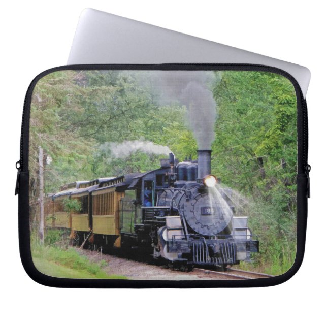 Funda Para Portátil Tren de vapor para los trainspotters Art II (Frente)