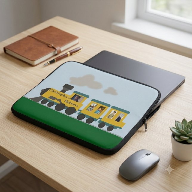 Funda Para Portátil Tren Personalizable (Subido por el creador)