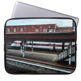Funda Para Portátil Tren rojo y blanco