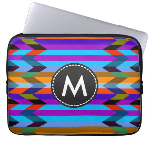 Funda Para Portátil Trendy Chevron Stripes Pattern #18