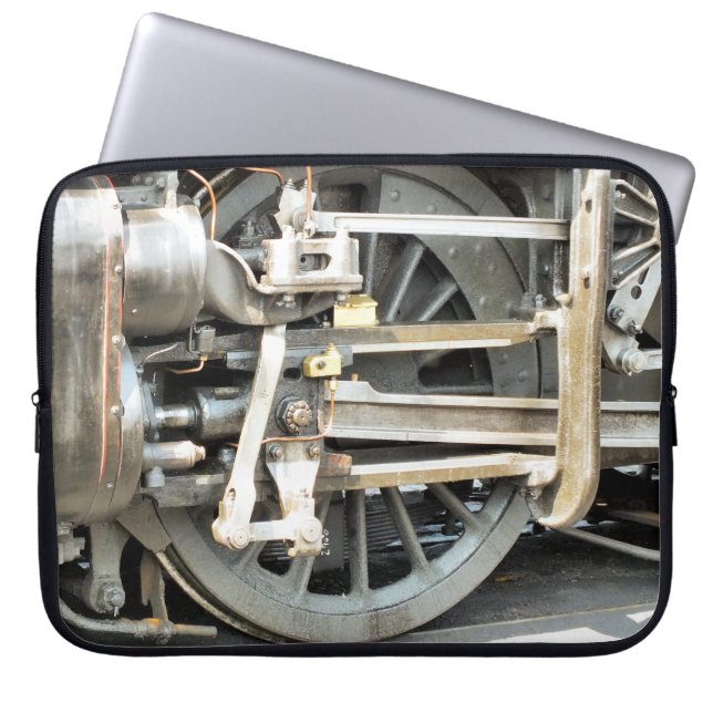 FUNDA PARA PORTÁTIL TRENES DE VAPOR (Frente)