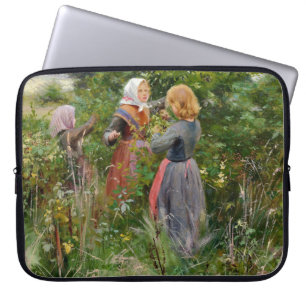 Funda Para Portátil Tres Chicas recogiendo Blackberries (de Brendekild