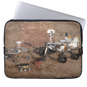 Funda Para Portátil Tres Generaciones De Rovers De Marte.