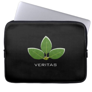 Funda Para Portátil Tres Hojas Verdes Modernas