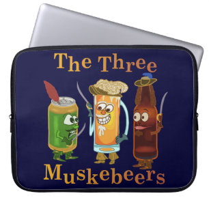 Funda Para Portátil Tres mosqueteros divertidos pun de cerveza