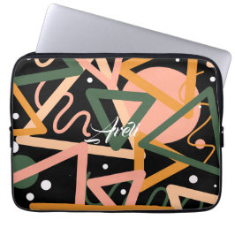 Funda Para Portátil Triángulo y círculos