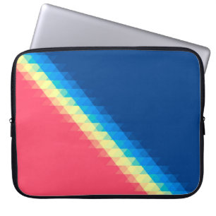 Funda Para Portátil triángulos coloridos de dun urbano fresco ilustrad