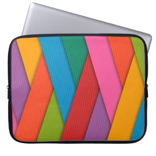 Funda Para Portátil Triángulos coloridos de manga para portátiles