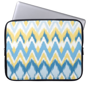 Funda Para Portátil Tribal azteca chevron zig zag stripes ikat patrón