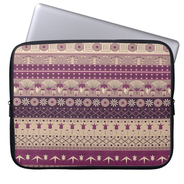 Funda Para Portátil Tribal egipcio: Antiguo sin mar (Frente)