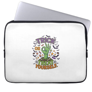 Funda Para Portátil Trick Or Treat Yourself Mano de Zombie Halloween C