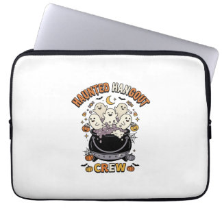 Funda Para Portátil Tripulación de calabaza fantasma de Halloween