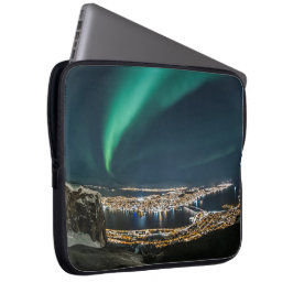 Funda Para Portátil Tromso de las luces del norte