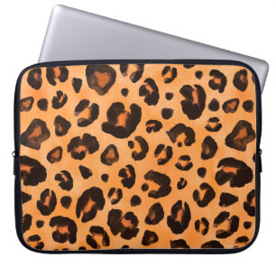 Funda Para Portátil Tronco inmaculado de leopardo naranja amarillo neg